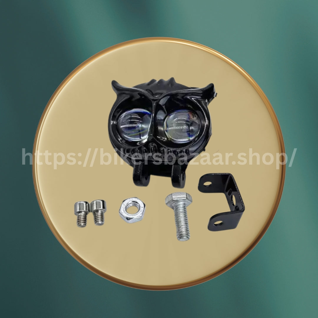 Owl LED Light (12V–80V) Universal Motorcycle & E-Bike Headlight