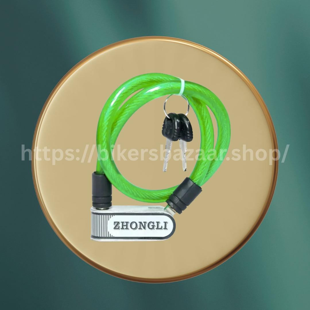 Motorcycle Wire Lock – Heavy Duty Anti-Theft Security Lock