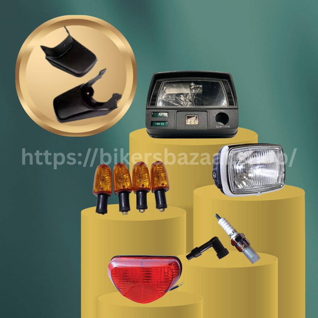 Complete Deal Pack for Honda 70CC & Other 70CC Motorcycles – Headlight, Tail Light, Indicators & More