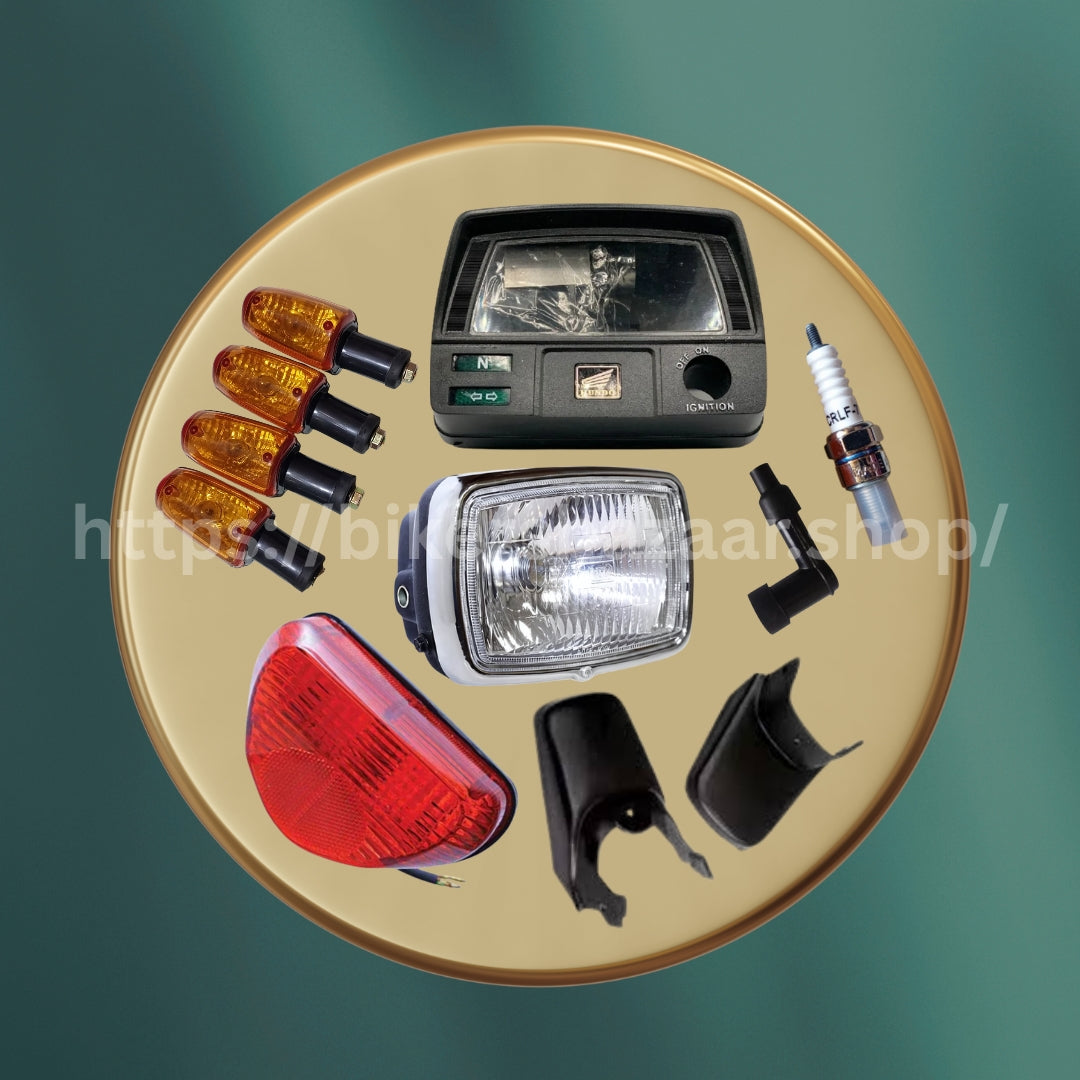 Complete Deal Pack for Honda 70CC & Other 70CC Motorcycles – Headlight, Tail Light, Indicators & More