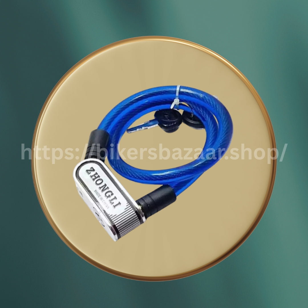 Motorcycle Wire Lock – Heavy Duty Anti-Theft Security Lock