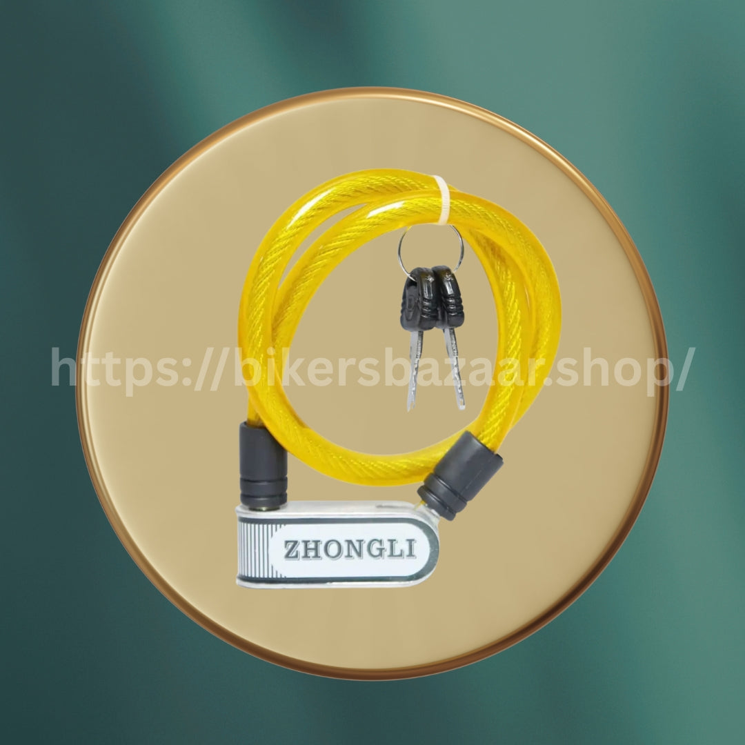 Motorcycle Wire Lock – Heavy Duty Anti-Theft Security Lock