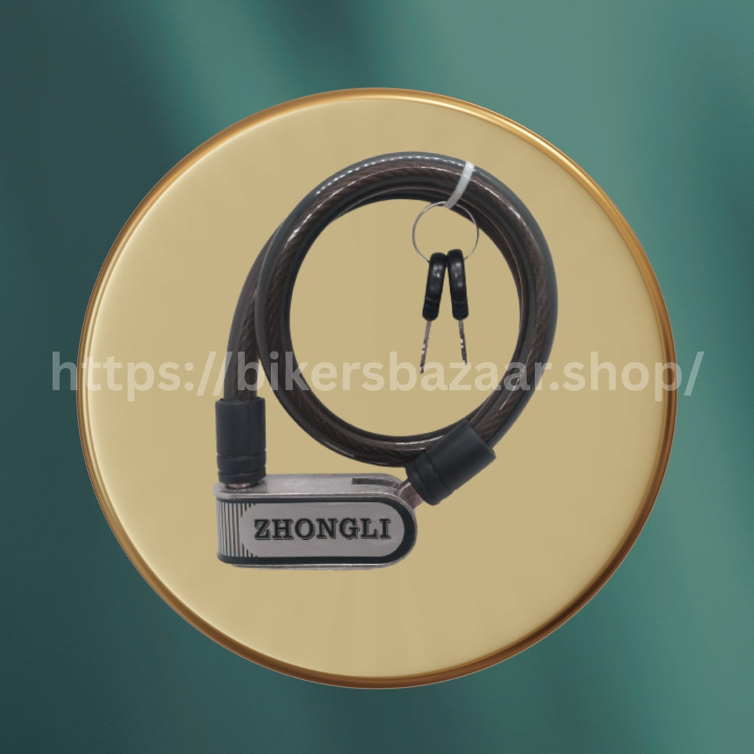 Motorcycle Wire Lock – Heavy Duty Anti-Theft Security Lock